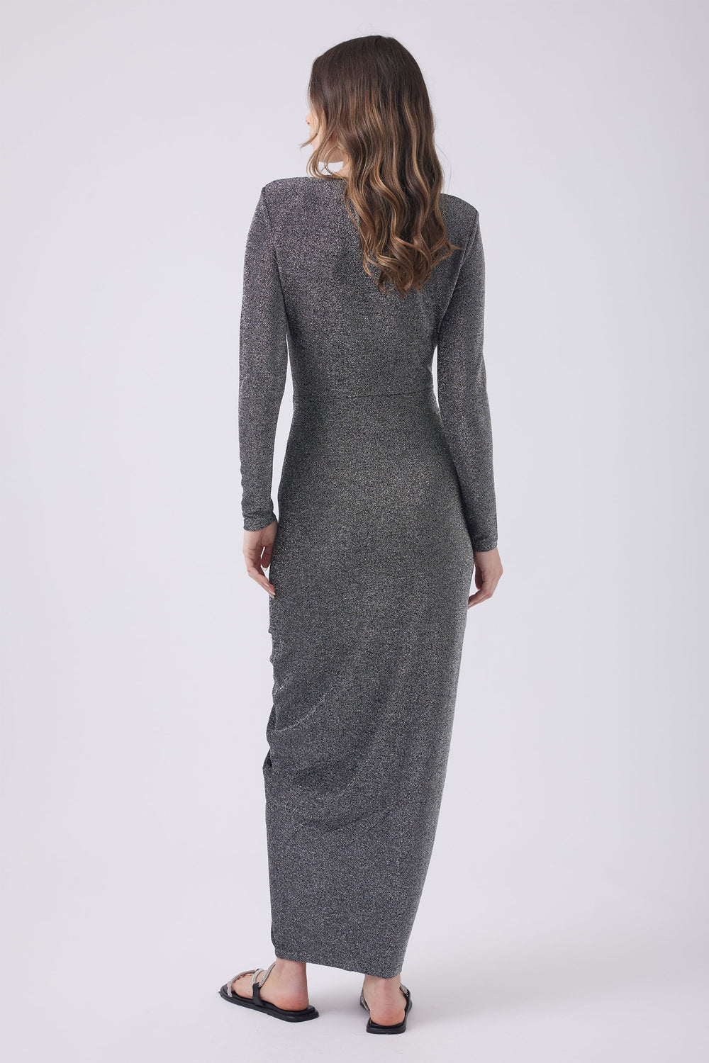 Lisa Lurex Midi Dress