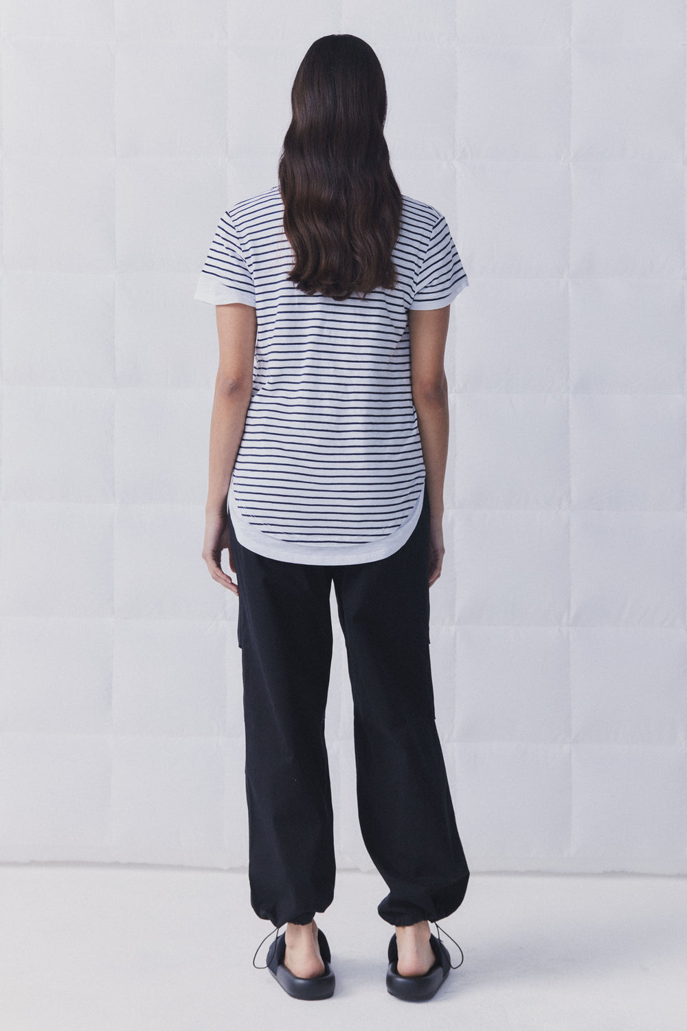D-Luxe Scoop Neck Slub Tee