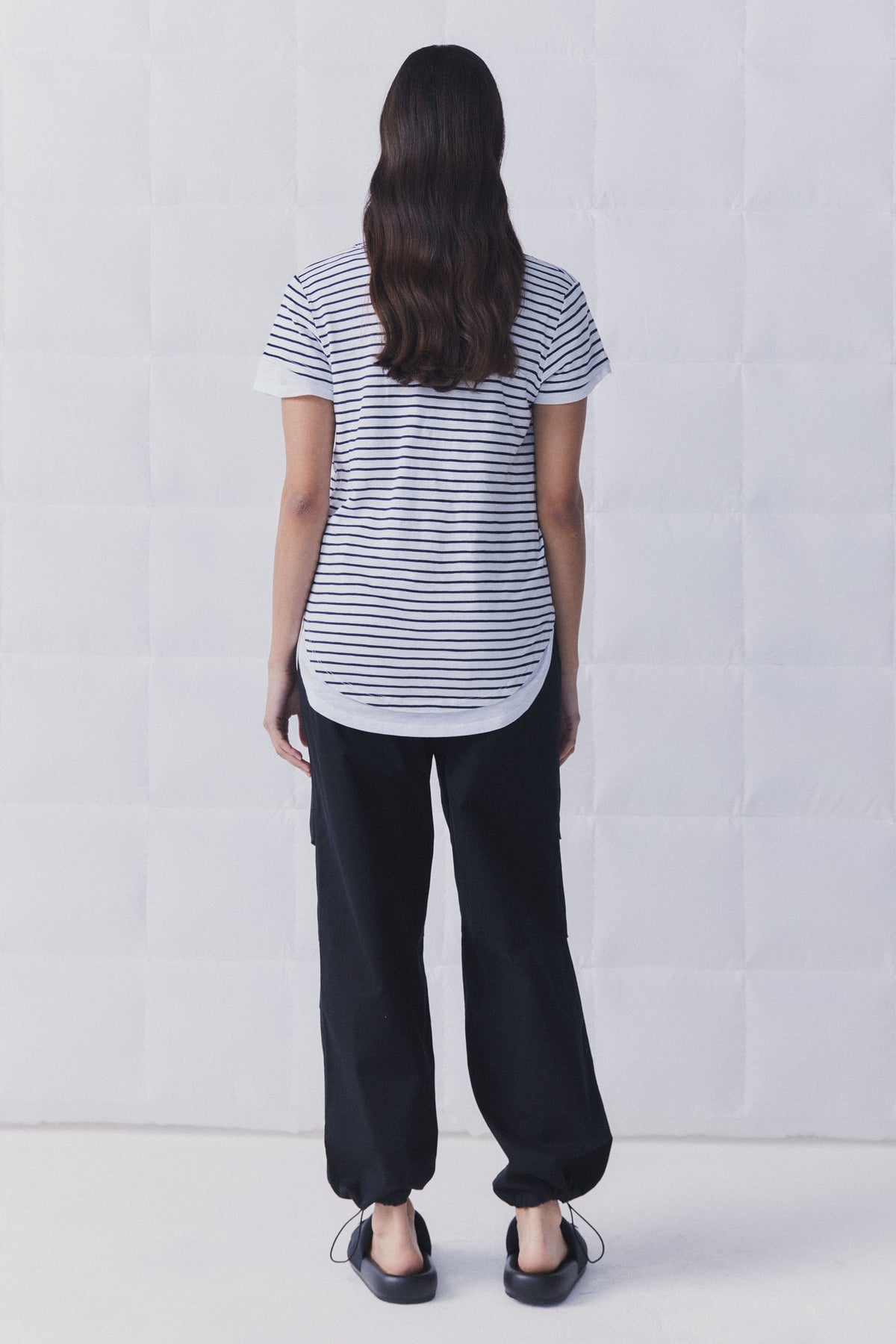D-Luxe Scoop Neck Slub Tee