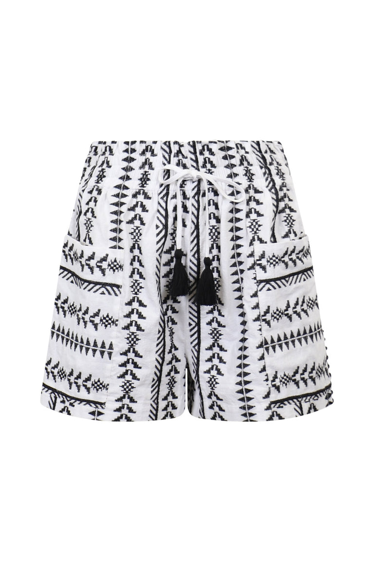 Indie Embroidered Short
