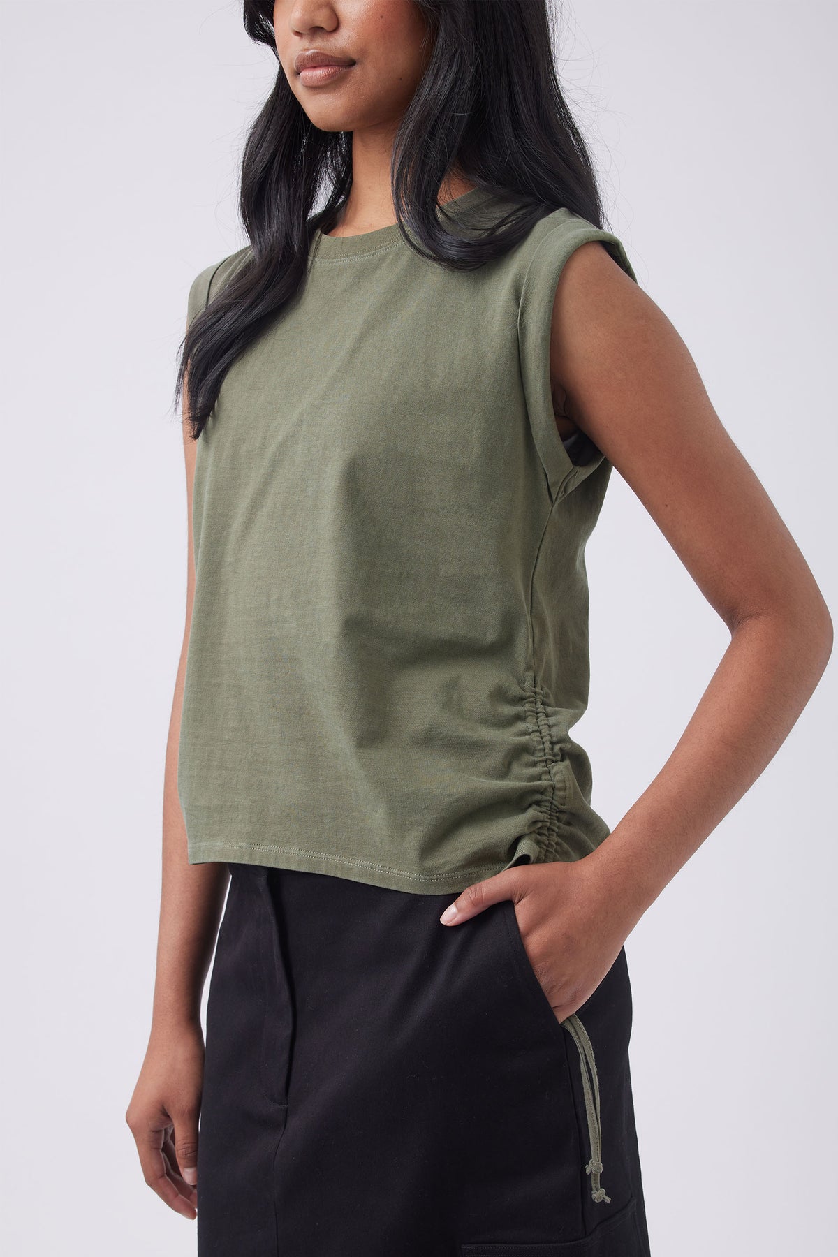 Rachel Ruched Side Tank