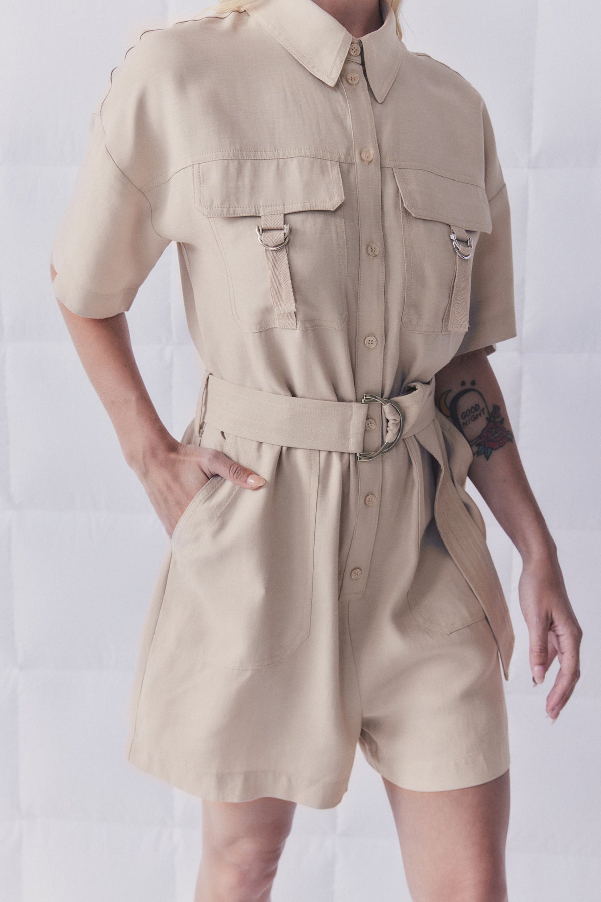 D-Luxe Cargo Pocket Romper