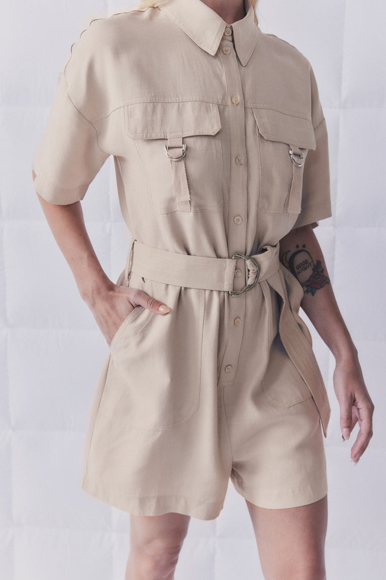 D-Luxe Cargo Pocket Romper