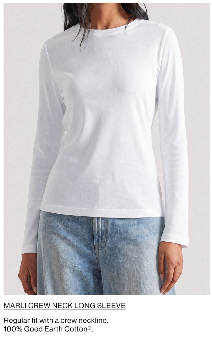 SHOP THE MARLI CREW NECK LONG SLEEVE