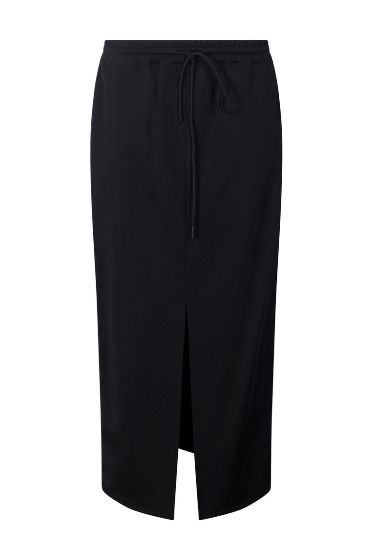 D-Luxe Ponte Logo Midi Skirt