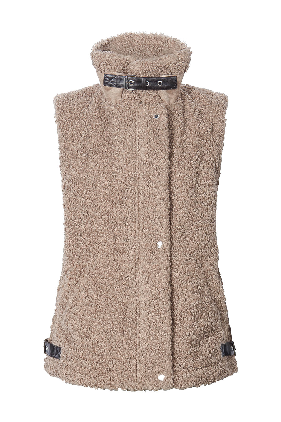 D-Luxe Faux Shearling Vest