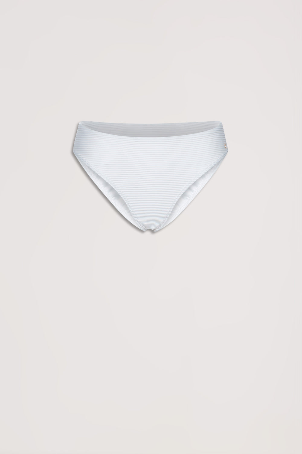 Light blue ribbed bikini bottoms with a subtle texture and a clean, minimal design on a soft neutral background