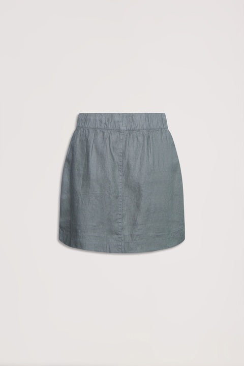 D-Luxe Linen Mini Skirt