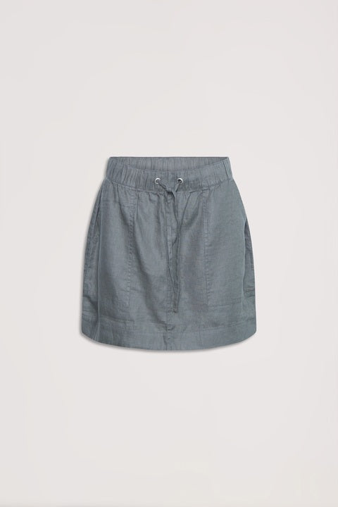 D-Luxe Linen Mini Skirt