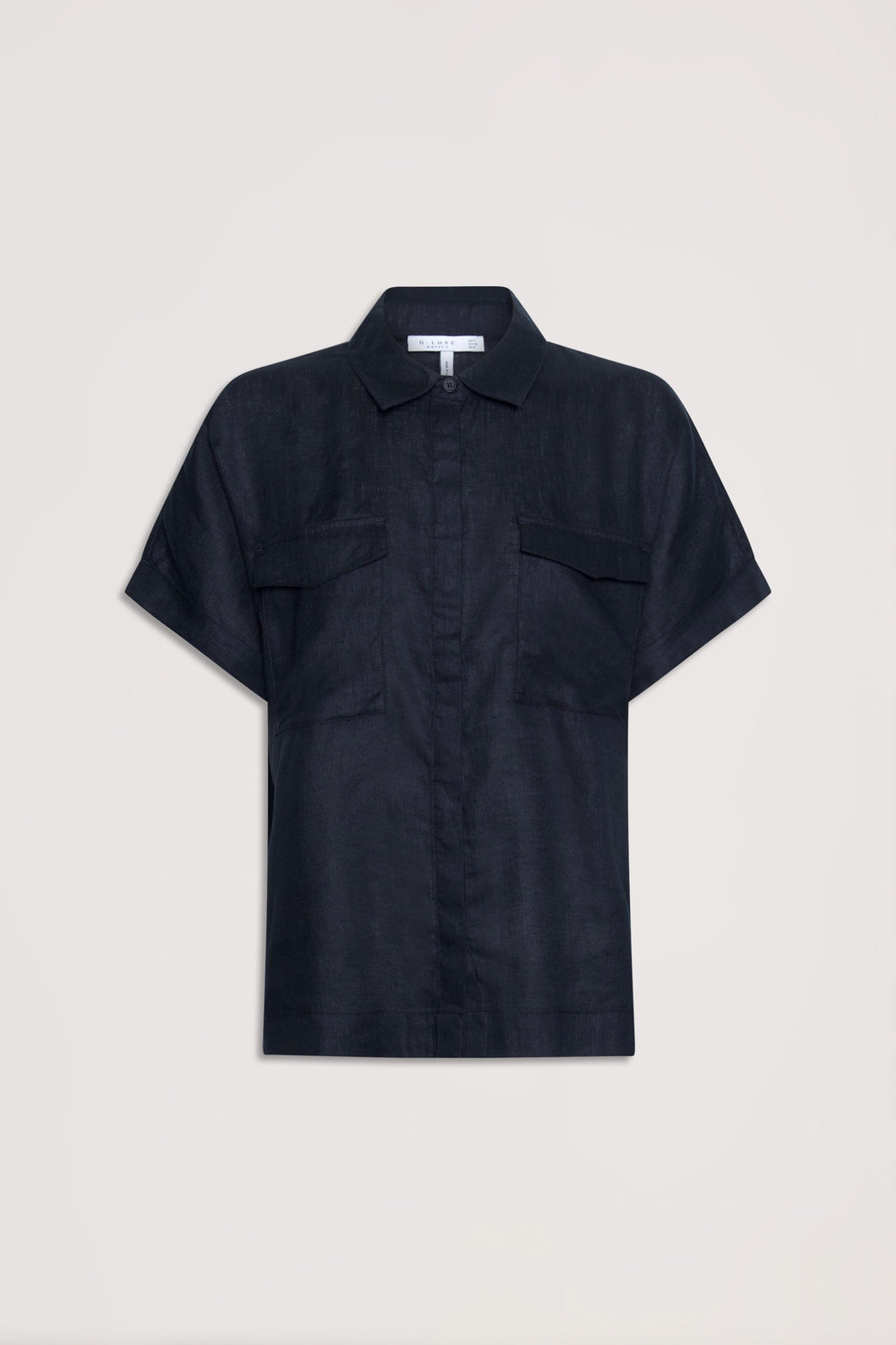D-Luxe Pocket Linen Shirt