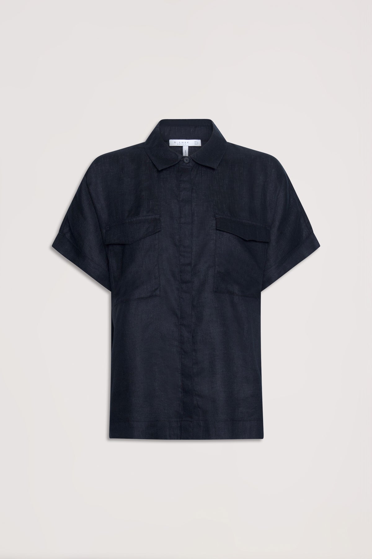 D-Luxe Pocket Linen Shirt