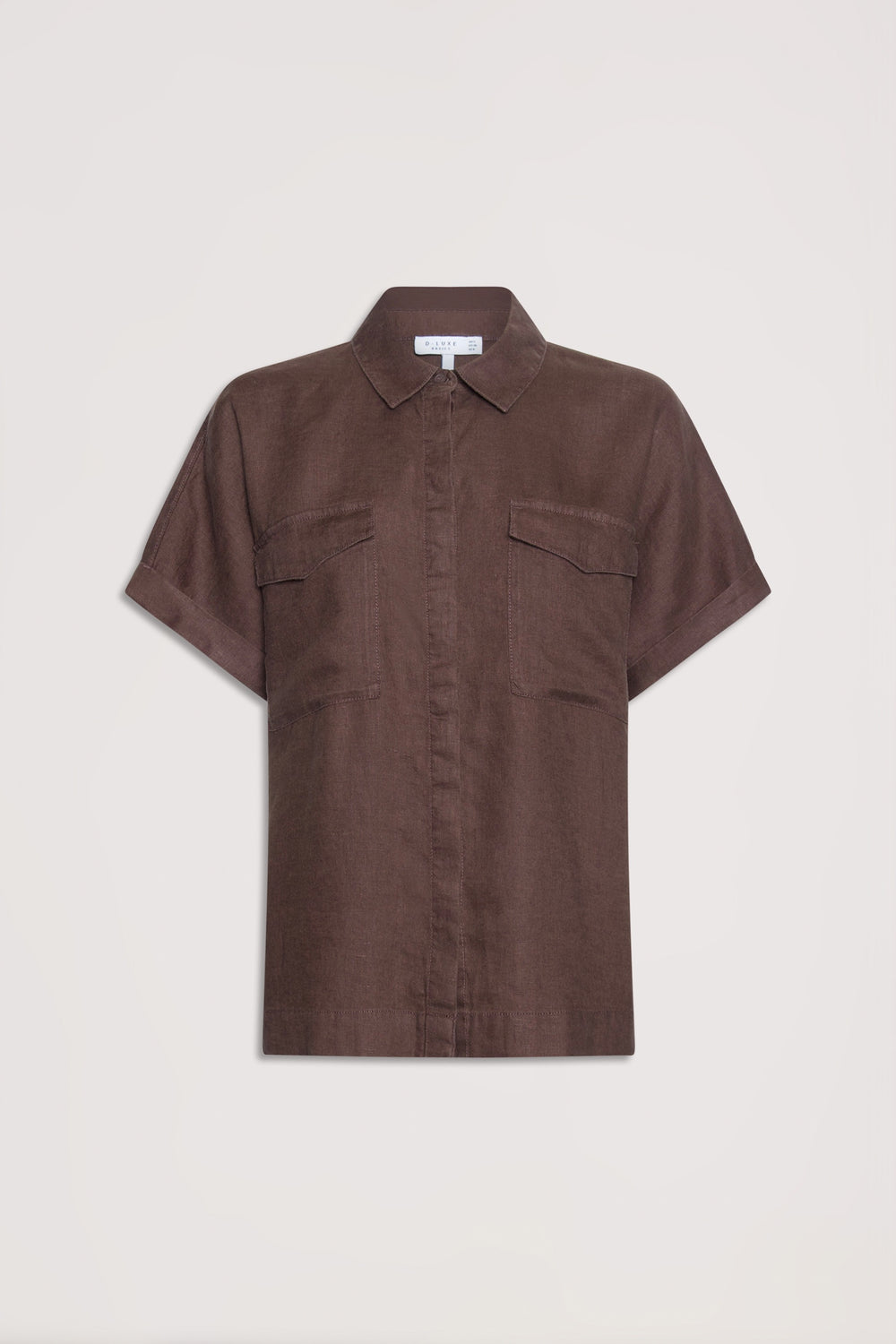 D-Luxe Pocket Linen Shirt