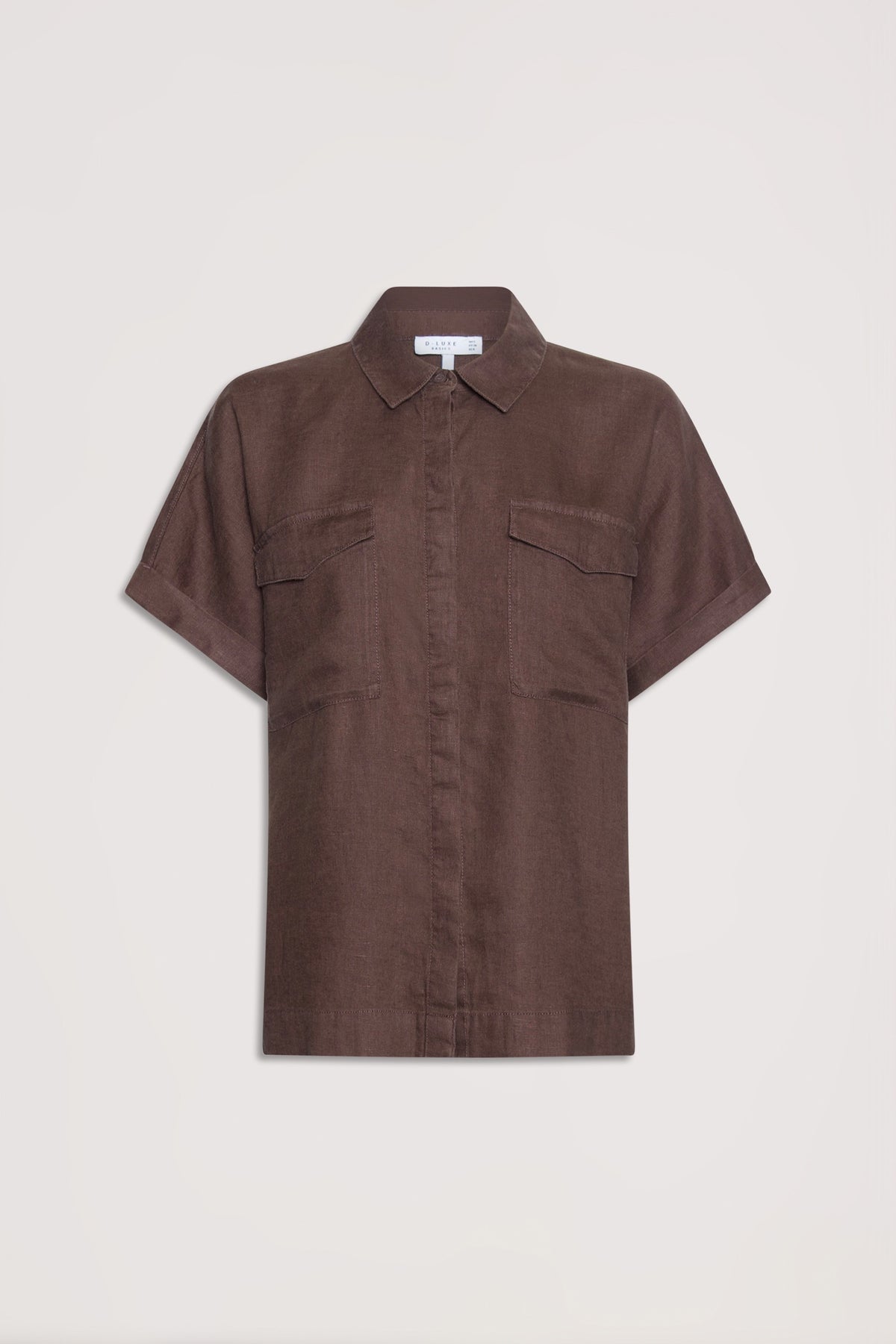 D-Luxe Pocket Linen Shirt