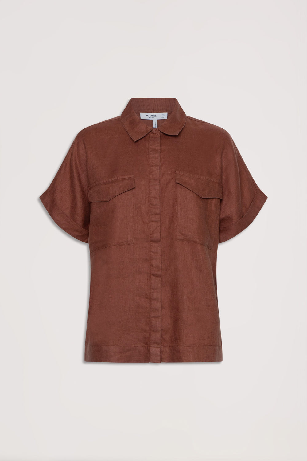 D-Luxe Pocket Linen Shirt