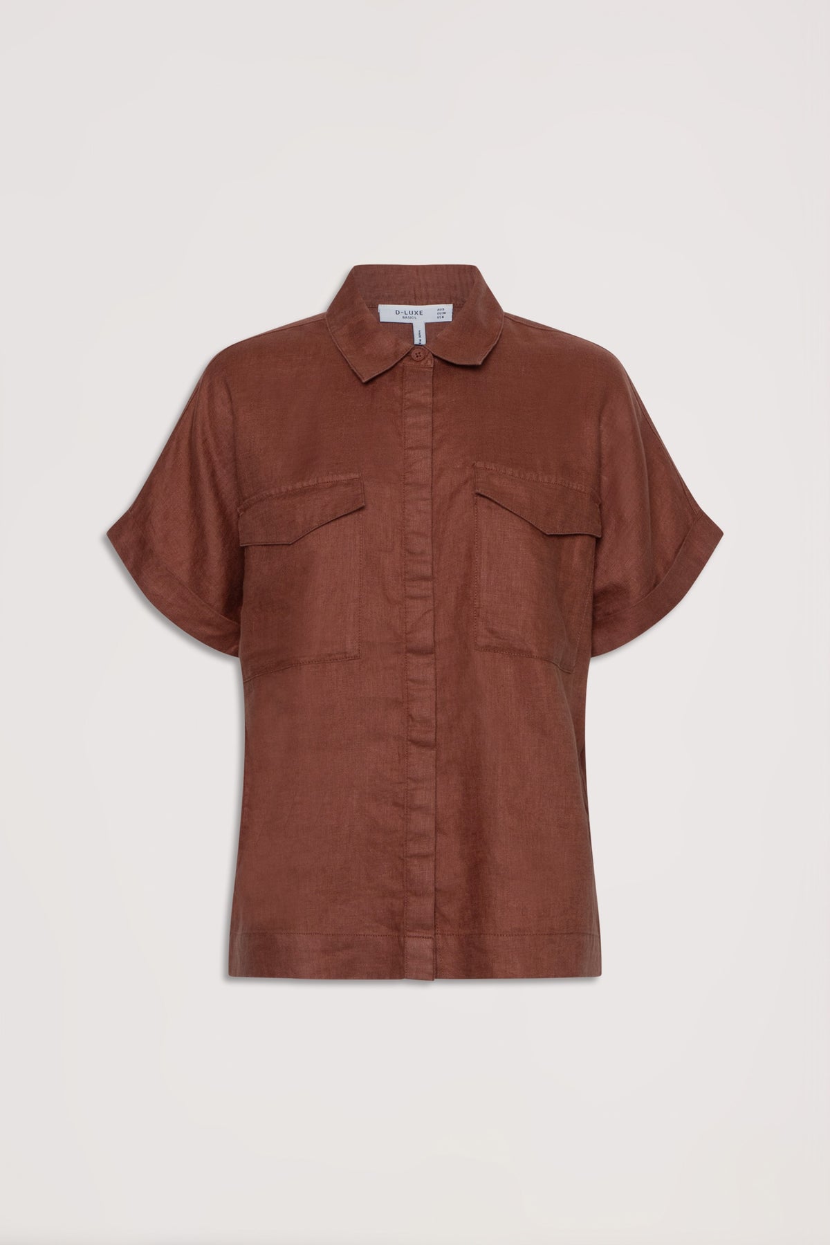 D-Luxe Pocket Linen Shirt