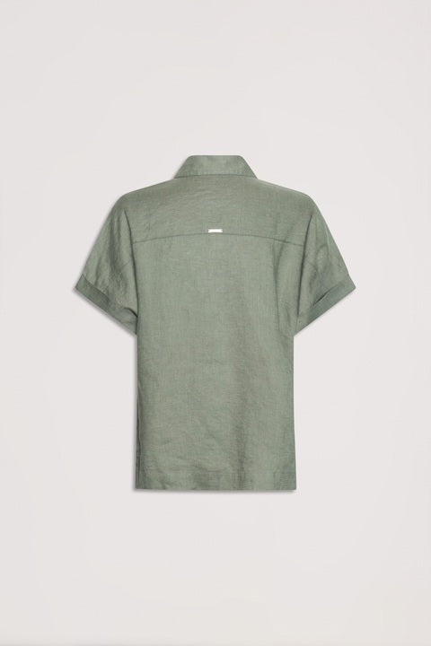 D-Luxe Pocket Linen Shirt