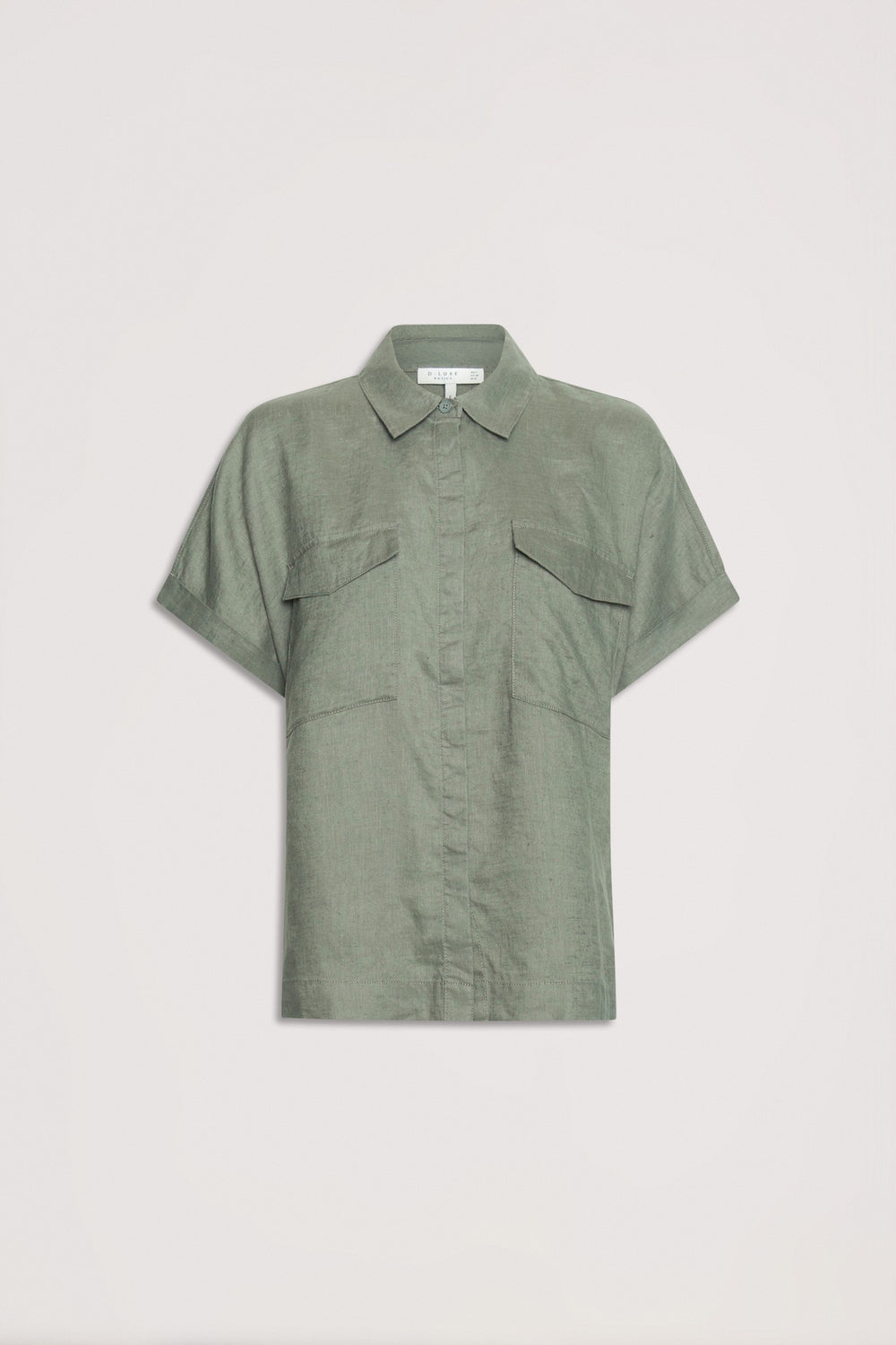 D-Luxe Pocket Linen Shirt