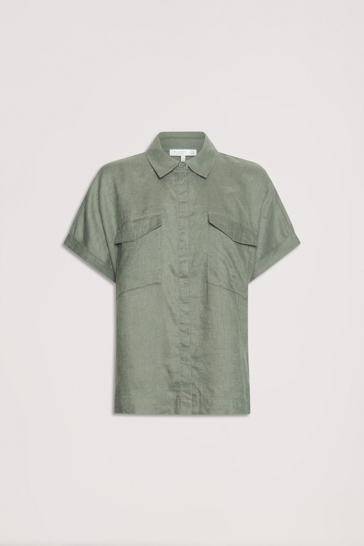 D-Luxe Pocket Linen Shirt