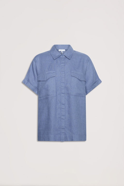 D-Luxe Pocket Linen Shirt