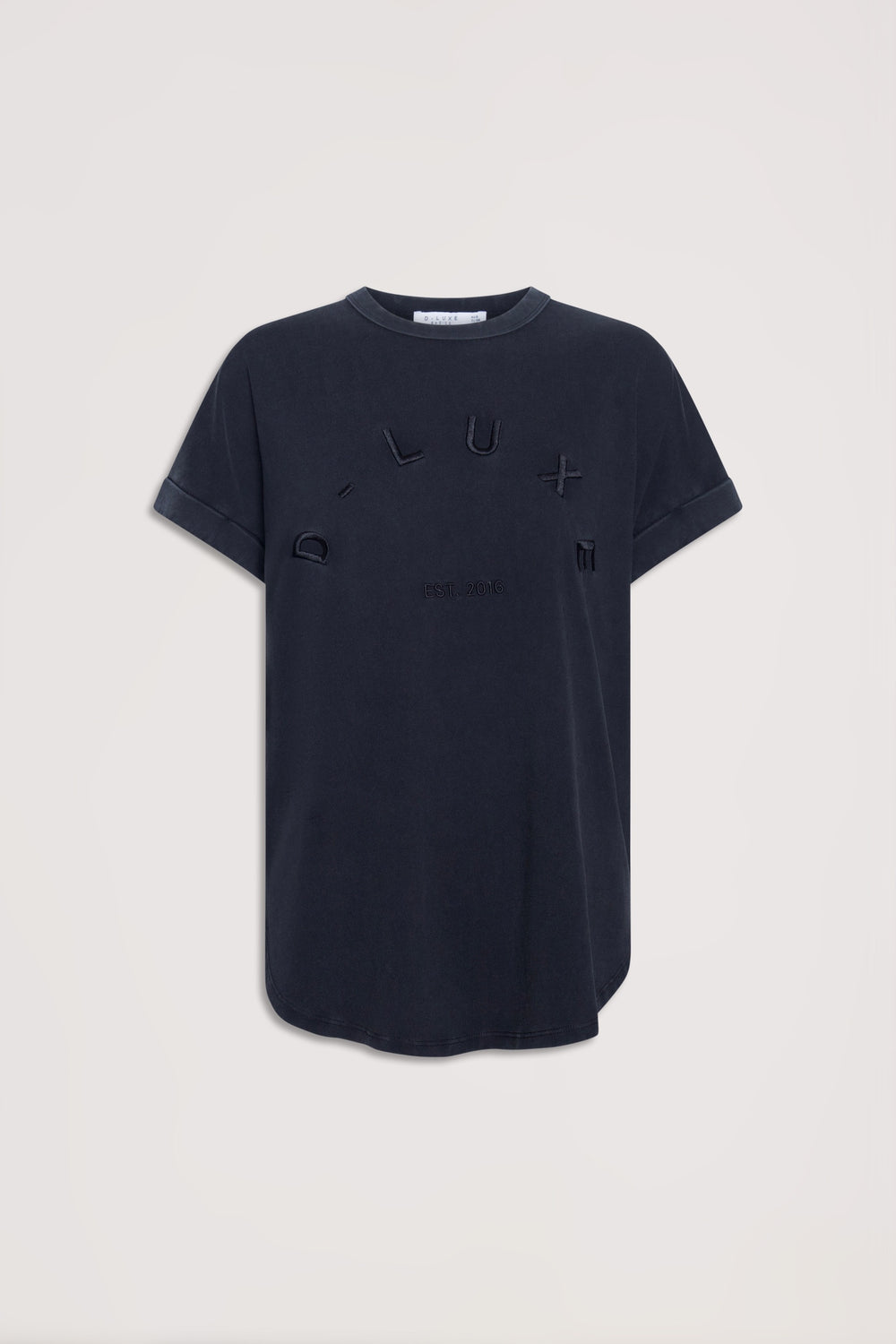 D-Luxe Half Moon Tonal Tee
