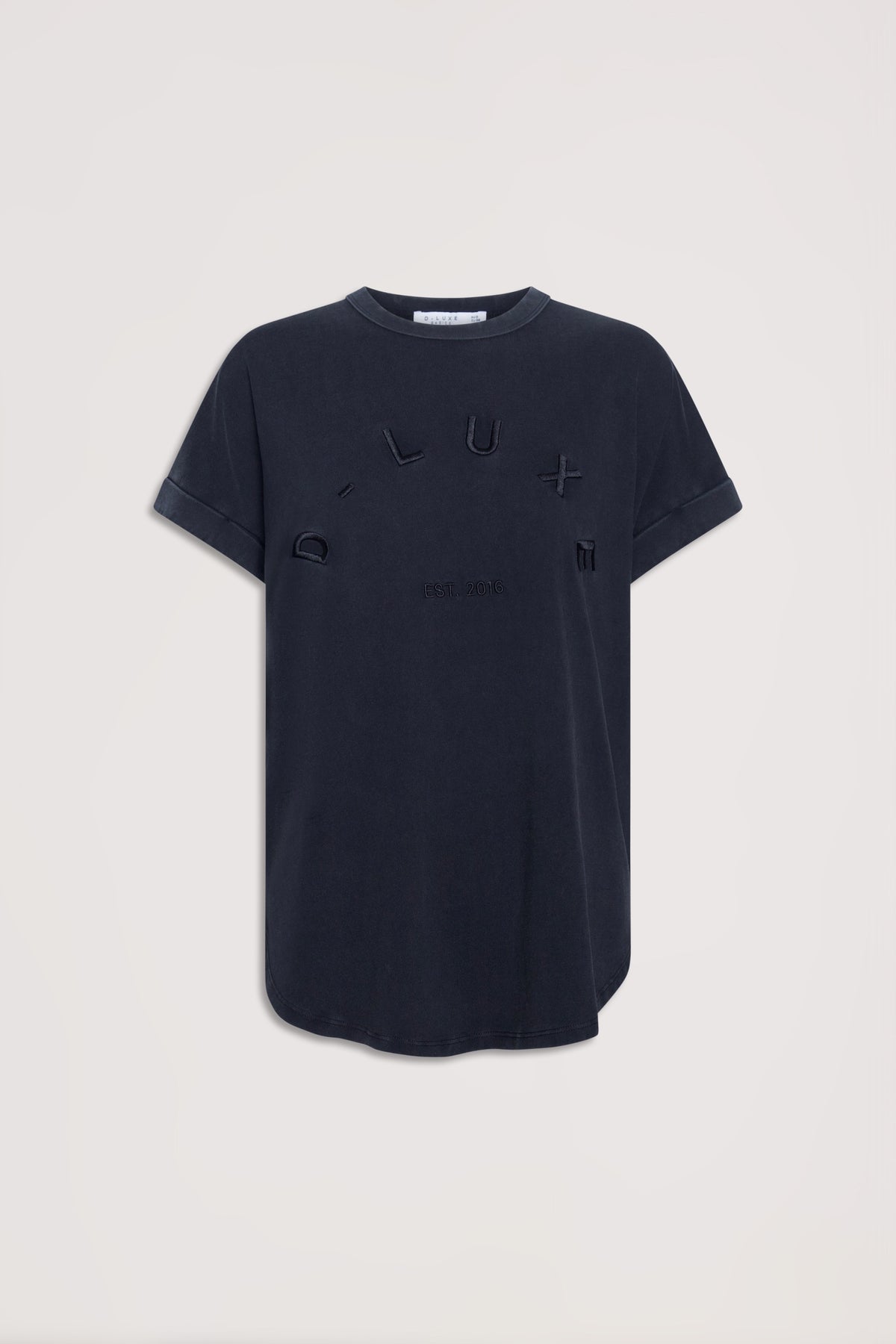 D-Luxe Half Moon Tonal Tee