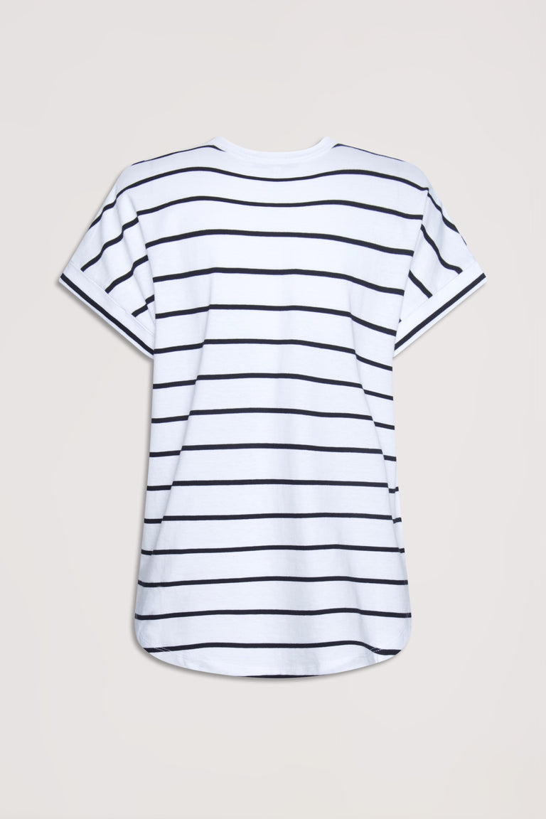 D-Luxe Half Moon Tonal Tee