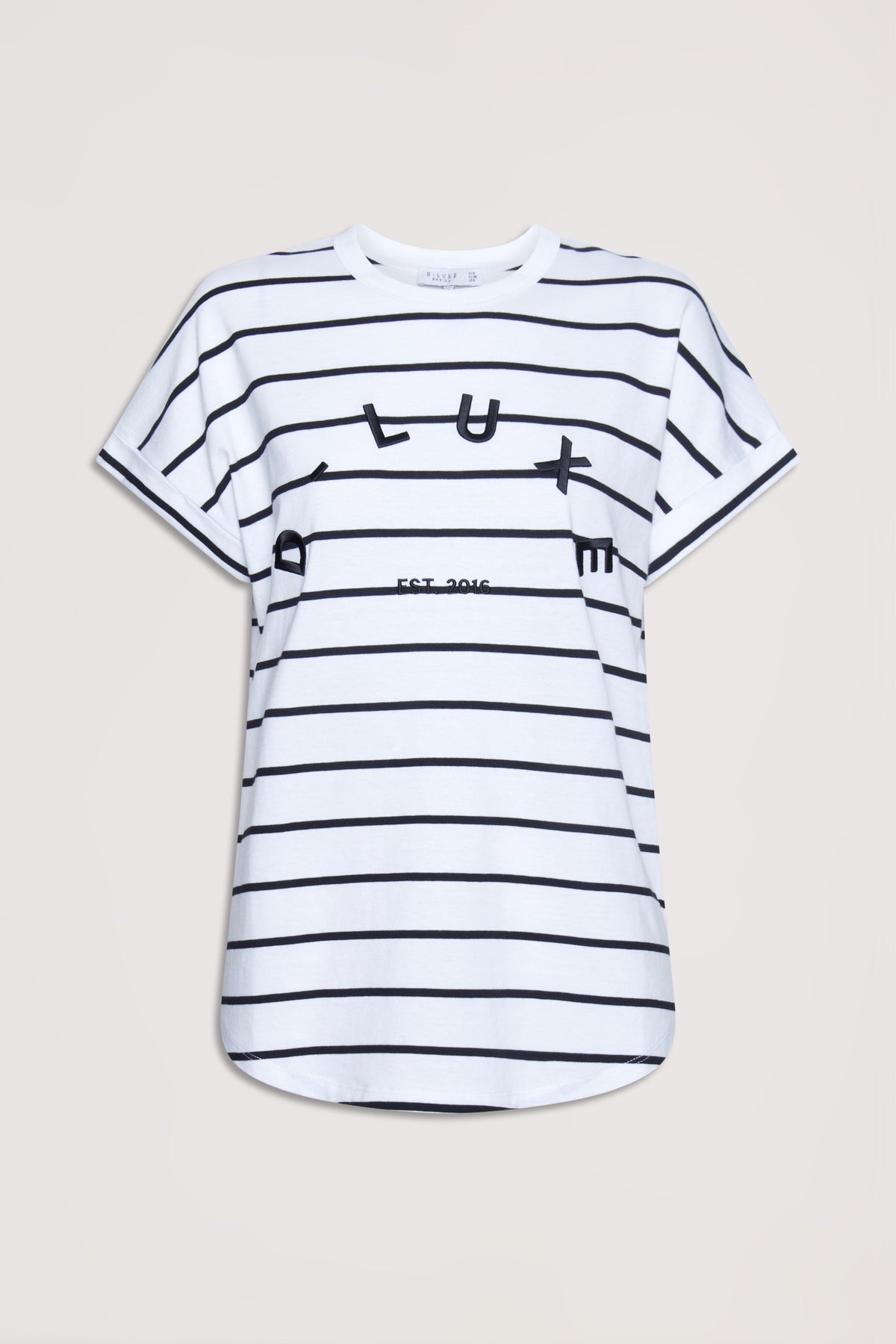 D-Luxe Half Moon Tonal Tee