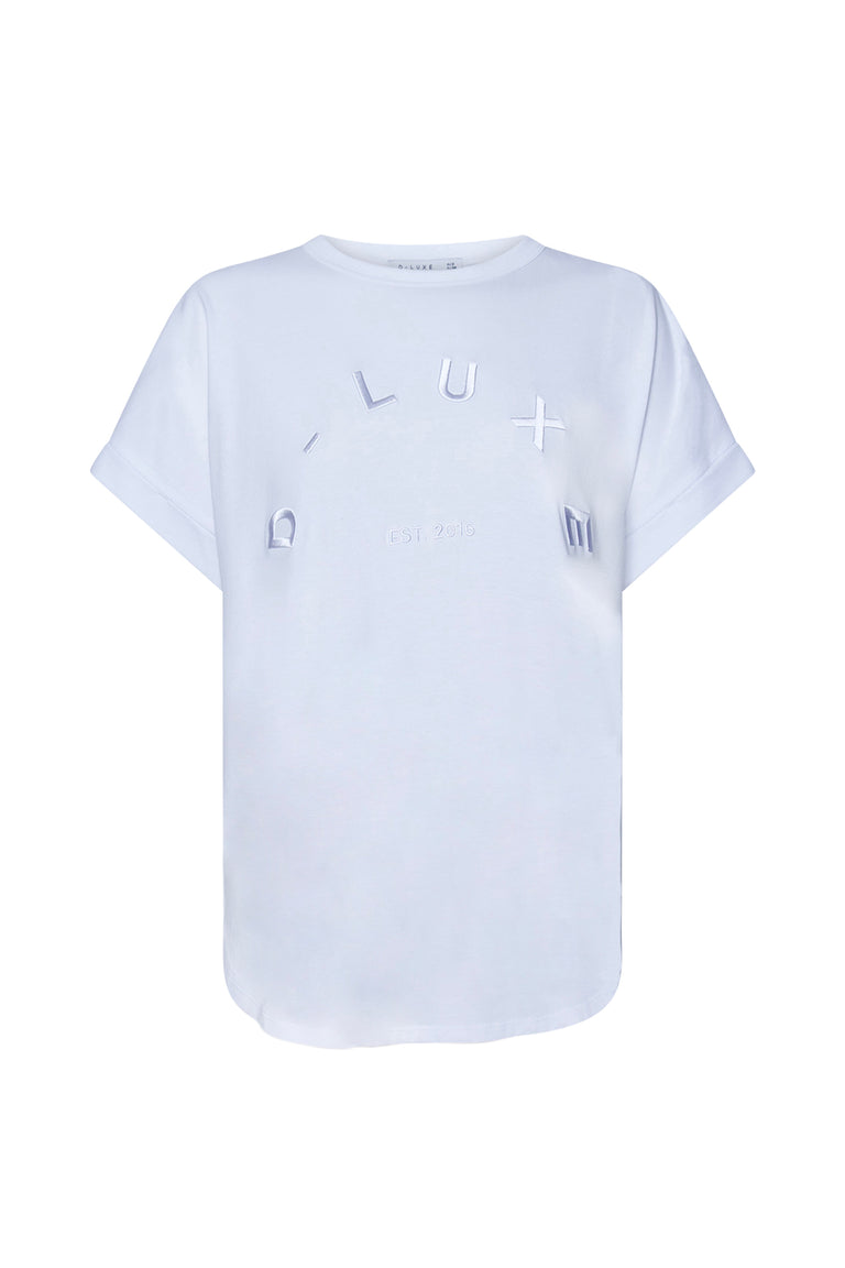 D-Luxe Half Moon Tonal Tee