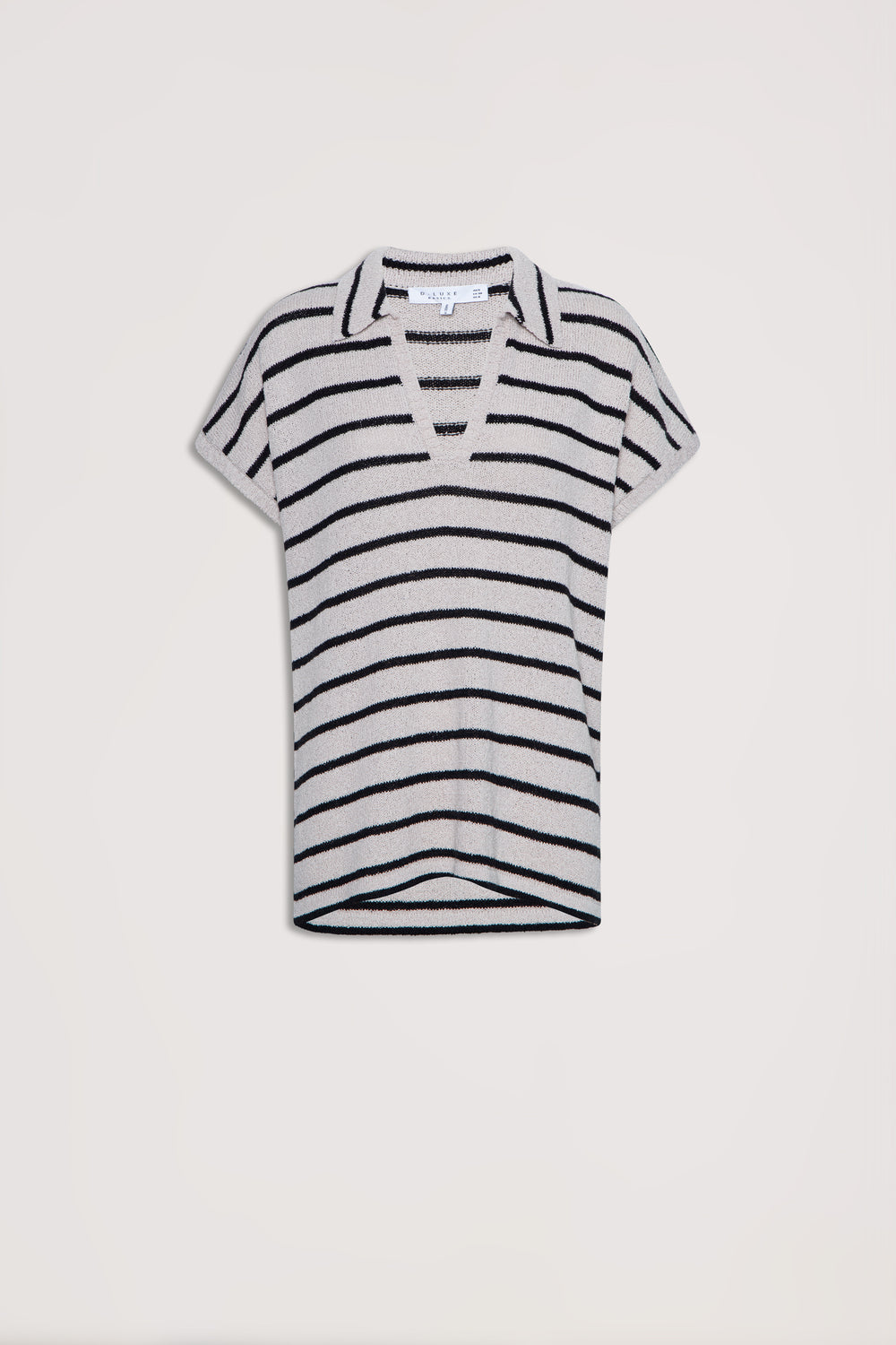 D-Luxe Stripe Knit Top