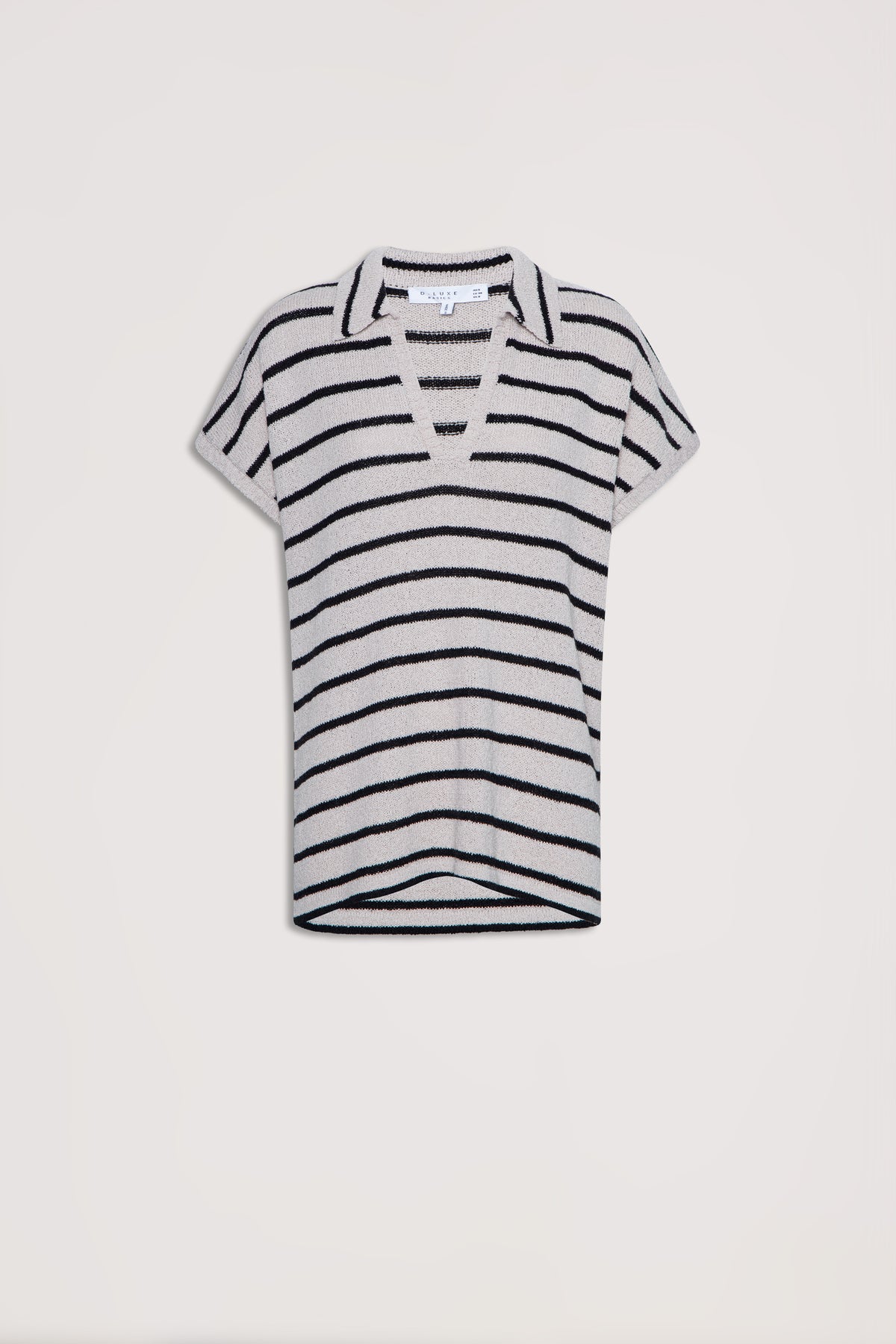 D-Luxe Stripe Knit Top