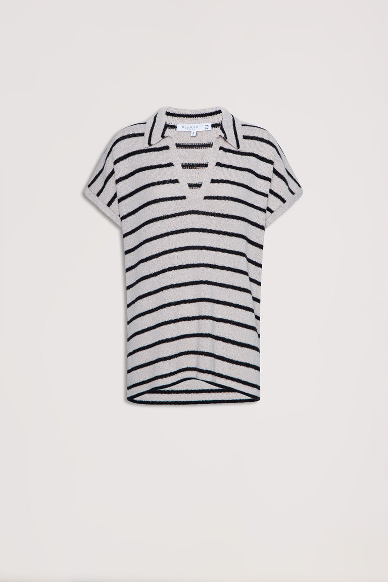 D-Luxe Stripe Knit Top