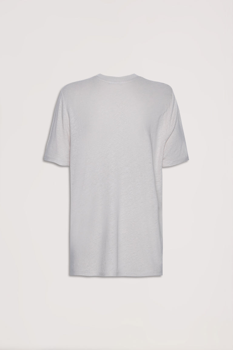 D-Luxe Linen Blend Logo Tee