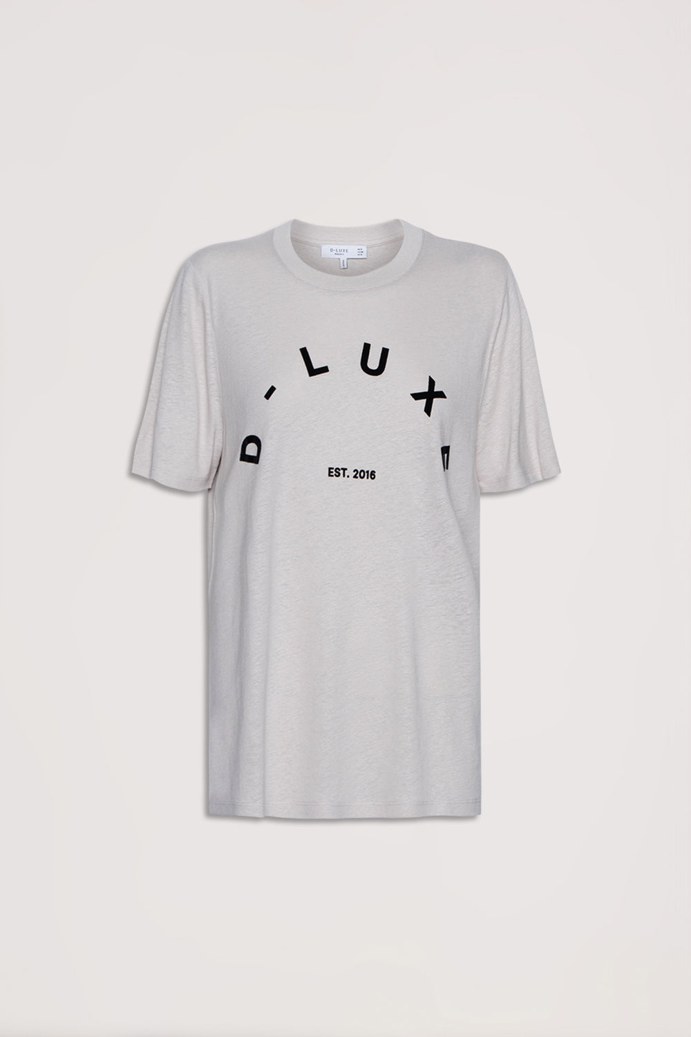 D-Luxe Linen Blend Logo Tee