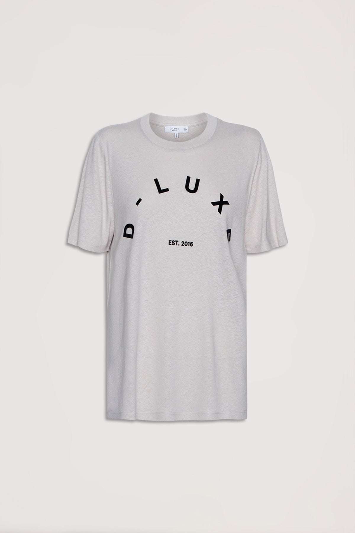 D-Luxe Linen Blend Logo Tee