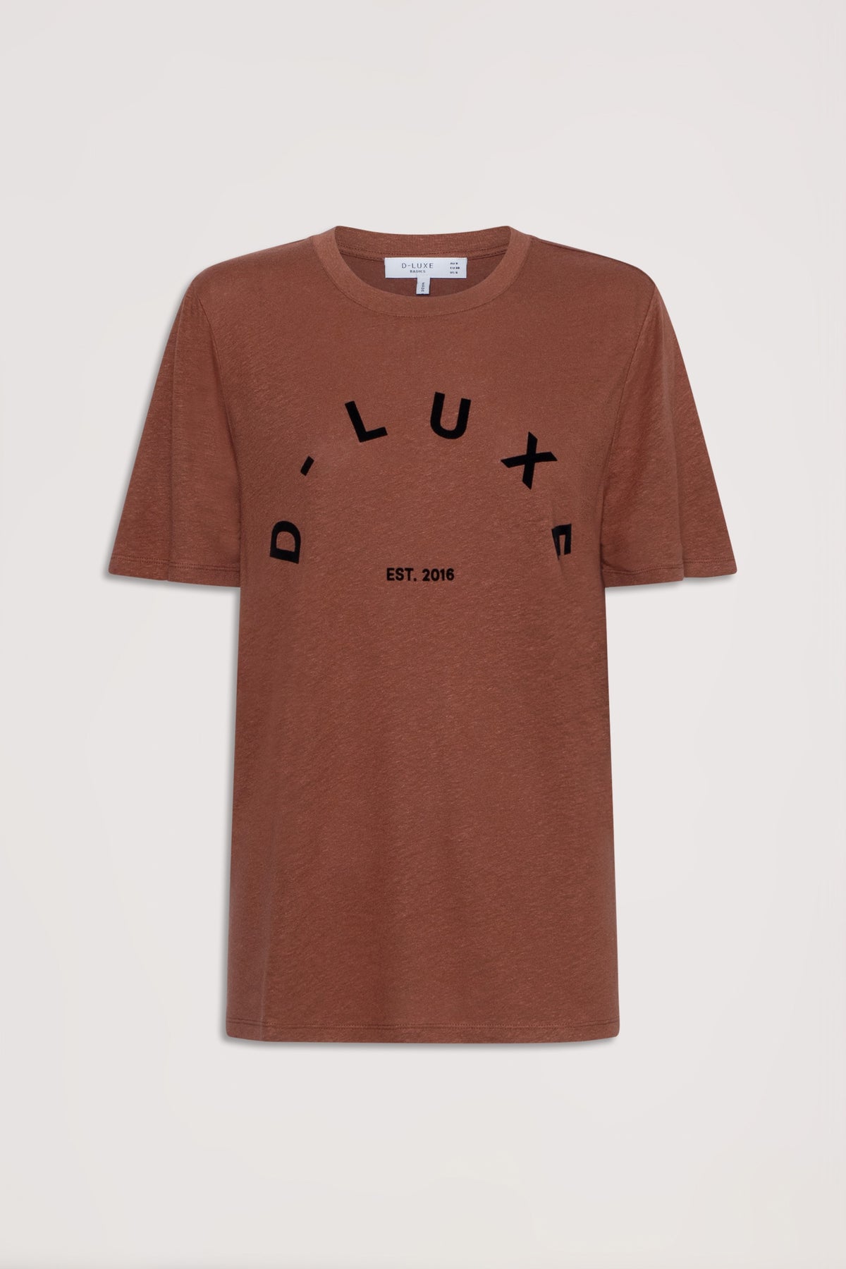 D-Luxe Linen Blend Logo Tee