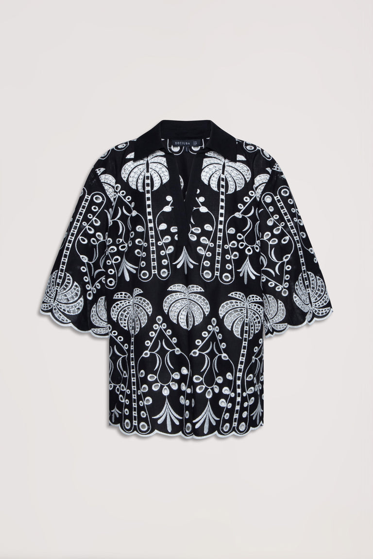 Demi Embroidered Top