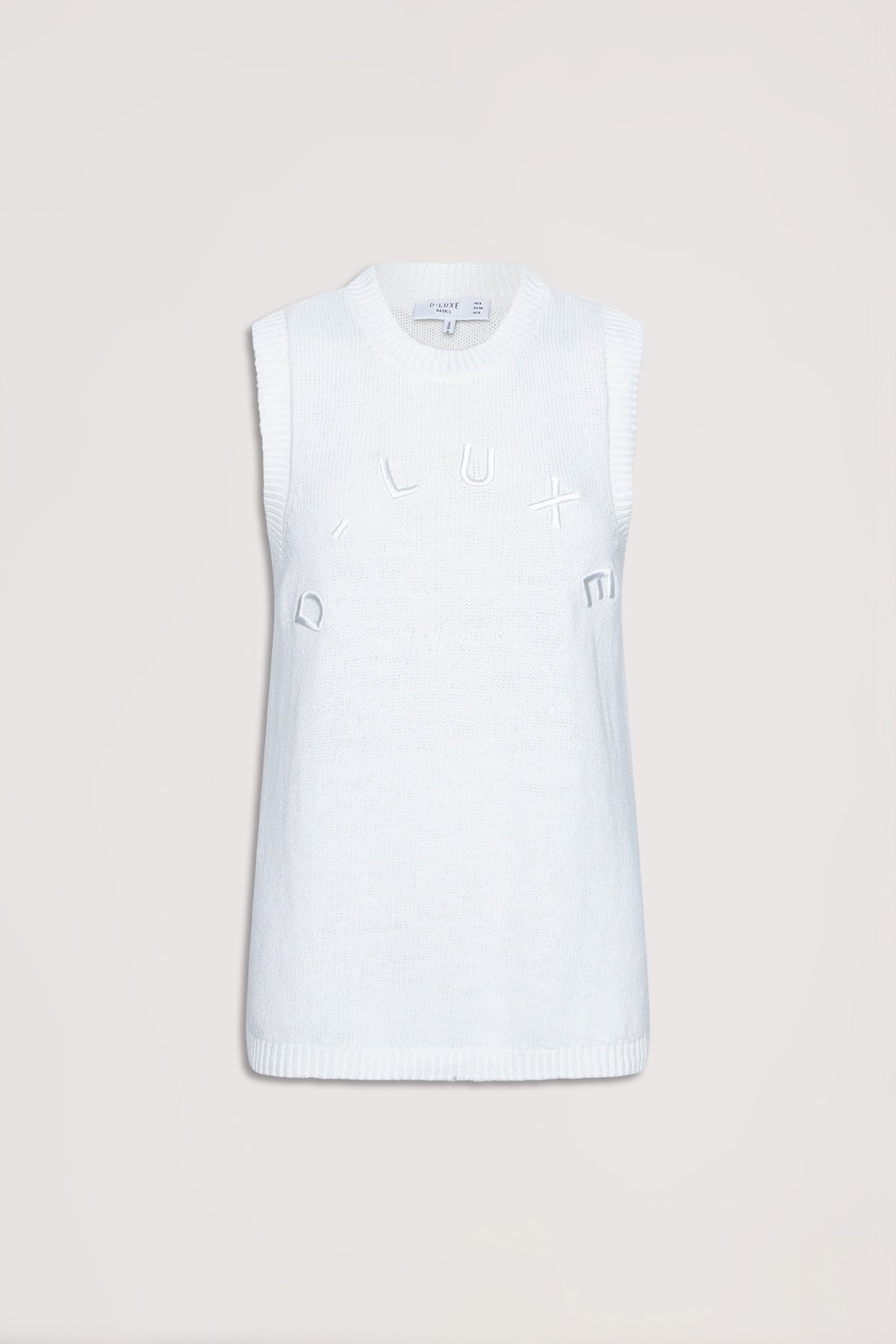 D-Luxe Logo Knit Tank