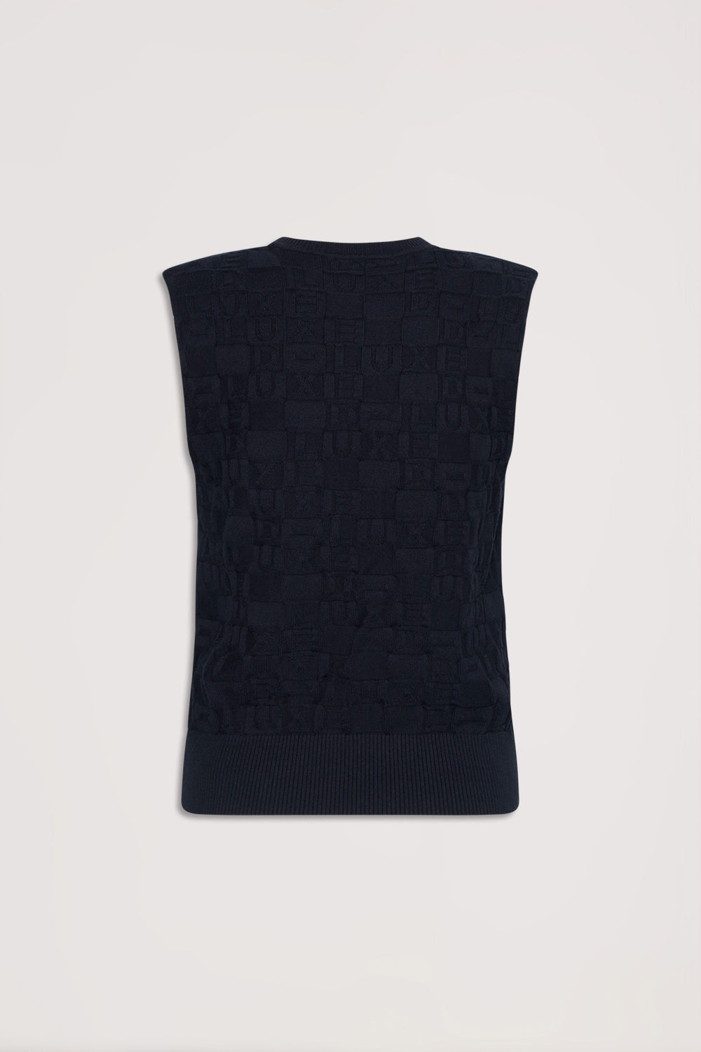 D-Luxe Monogram Knit Tank