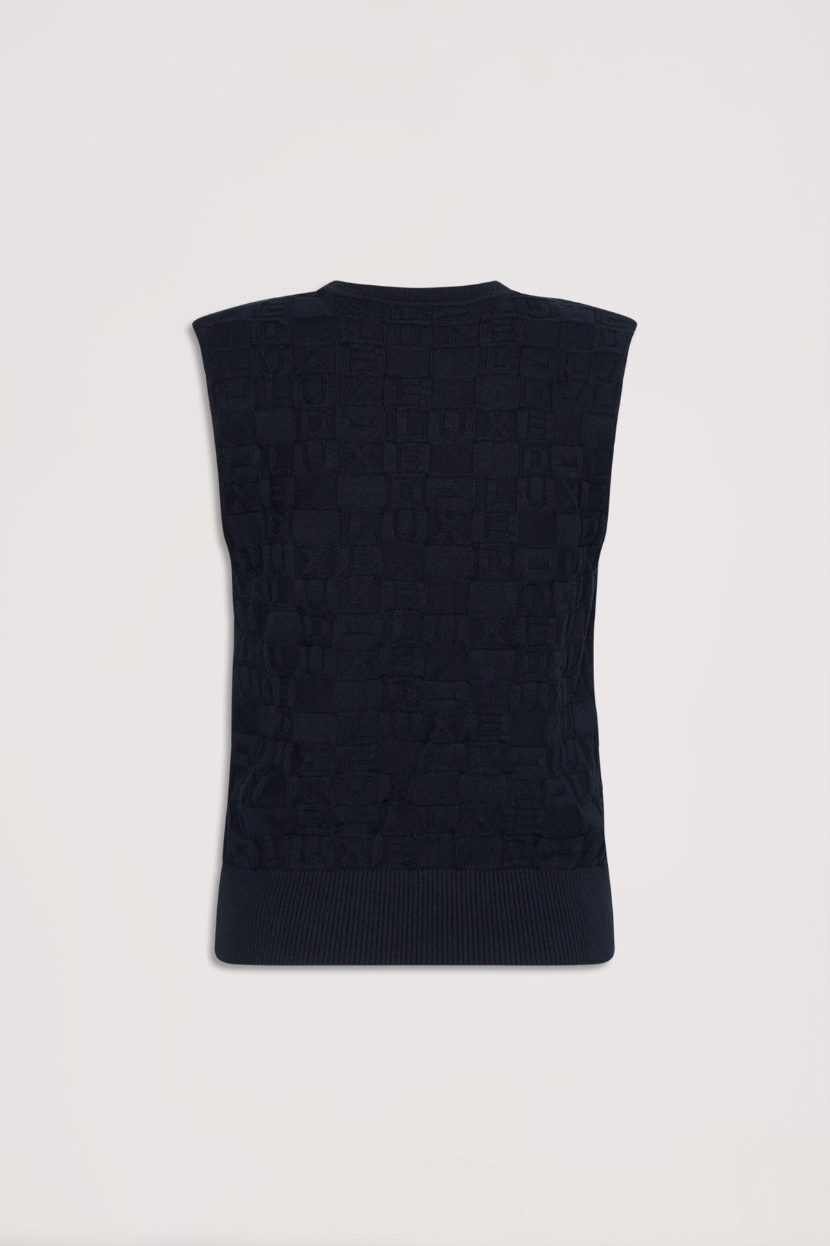 D-Luxe Monogram Knit Tank