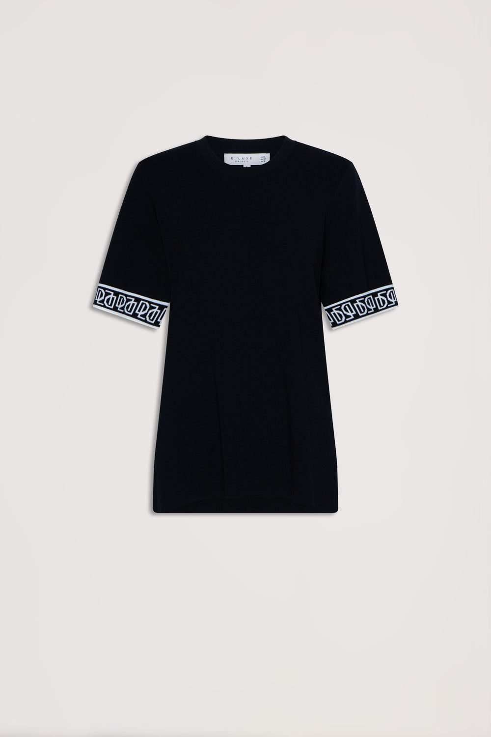 D-Luxe Contrast Knit Top
