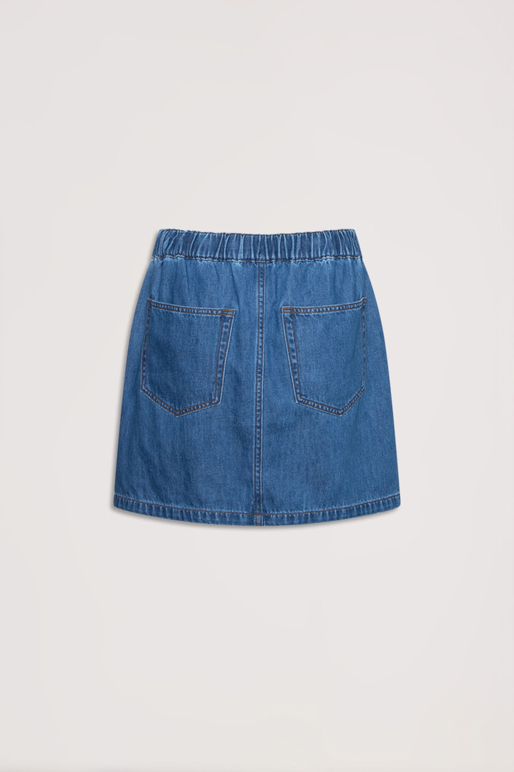 D-Luxe Denim Mini Skirt