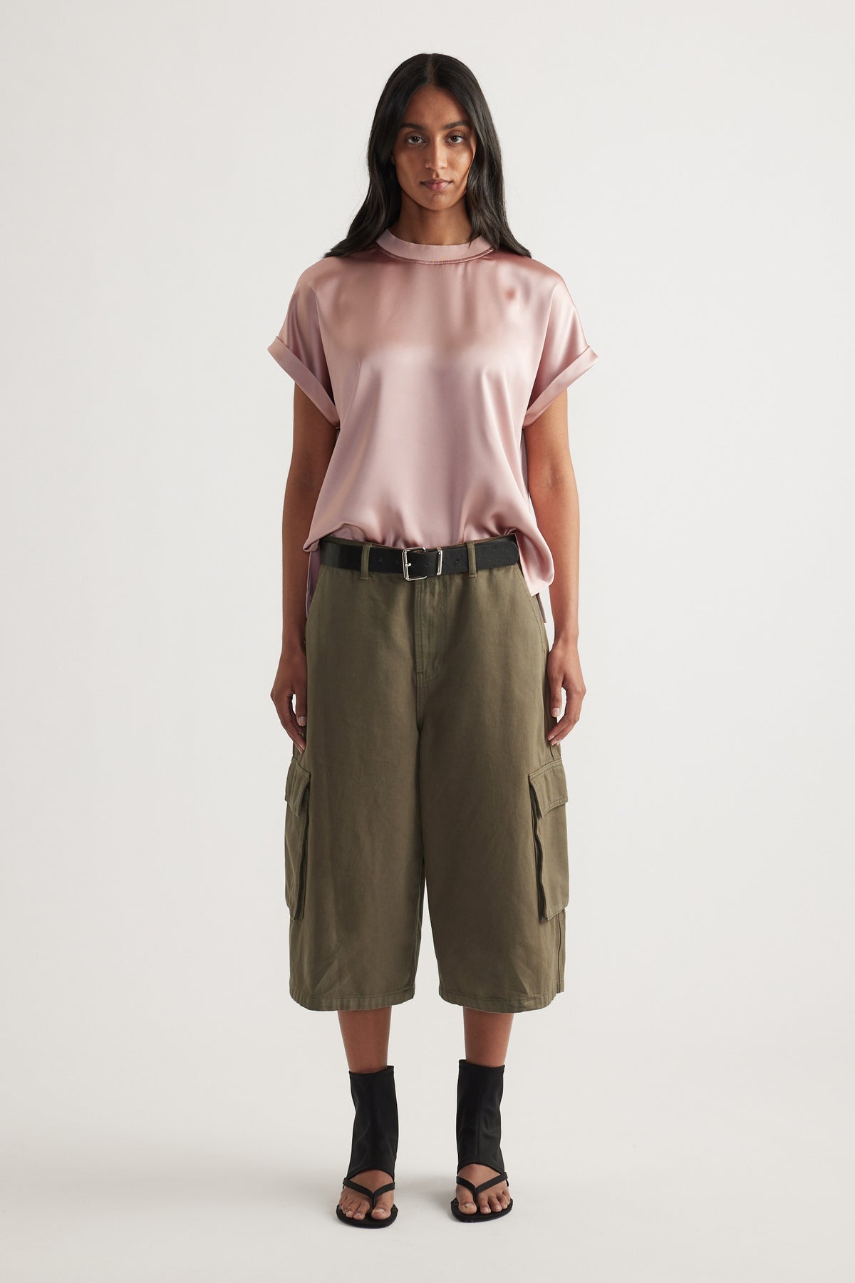 AnnMaree Satin Tee