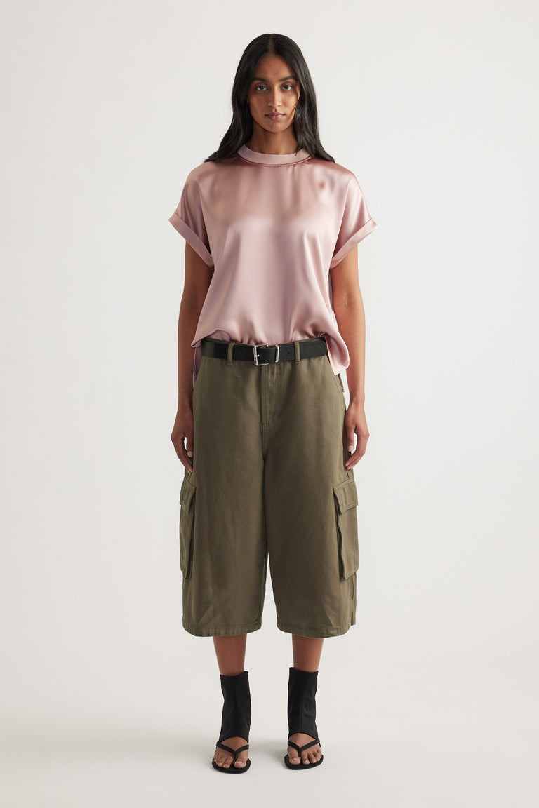 AnnMaree Satin Tee