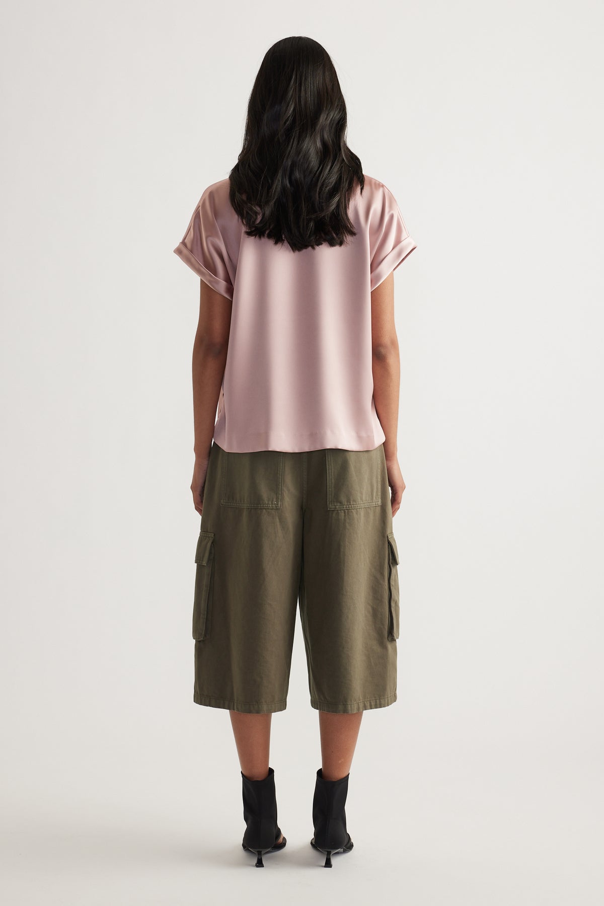 AnnMaree Satin Tee