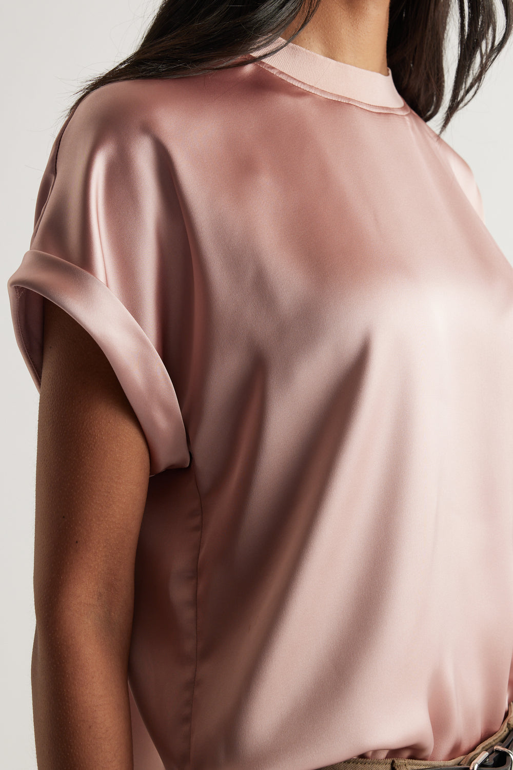 AnnMaree Satin Tee