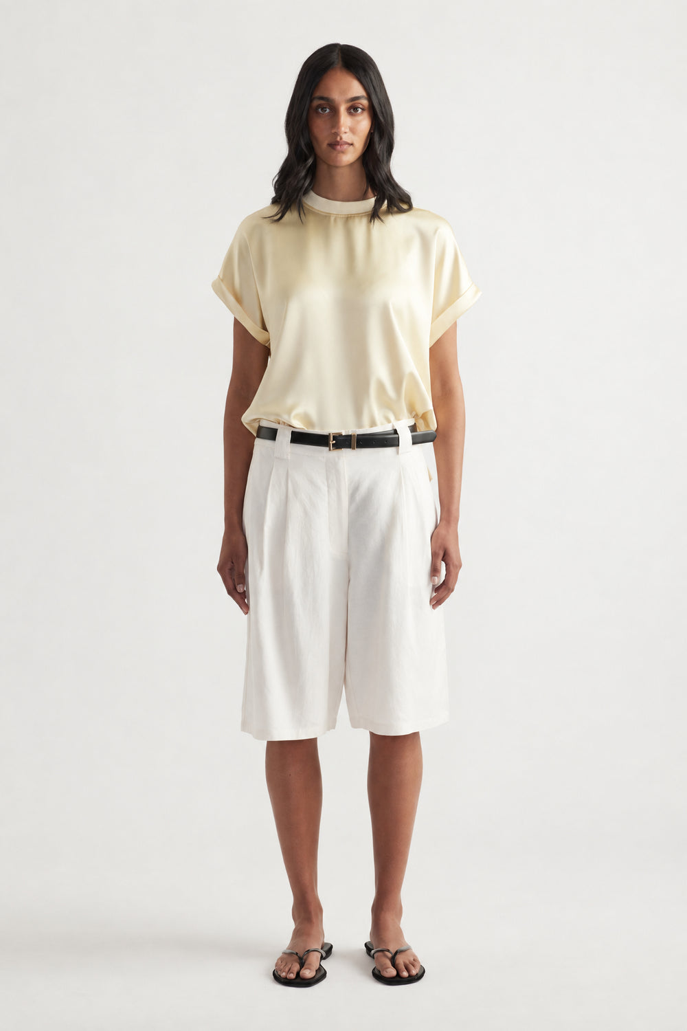 AnnMaree Satin Tee