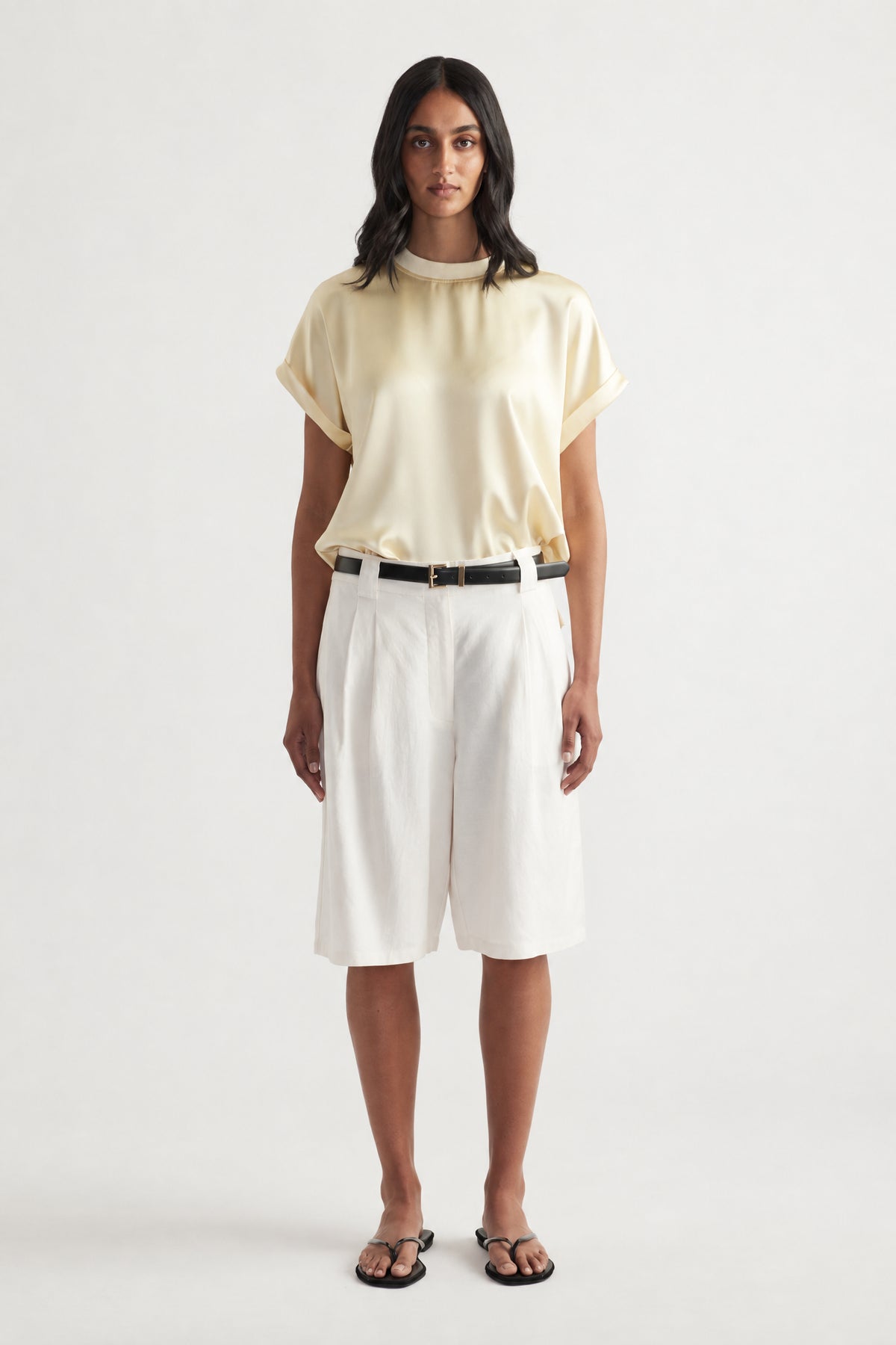 AnnMaree Satin Tee