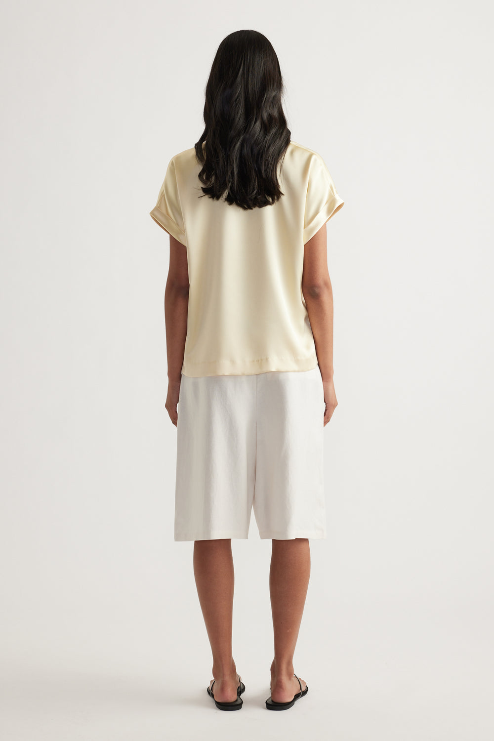 AnnMaree Satin Tee