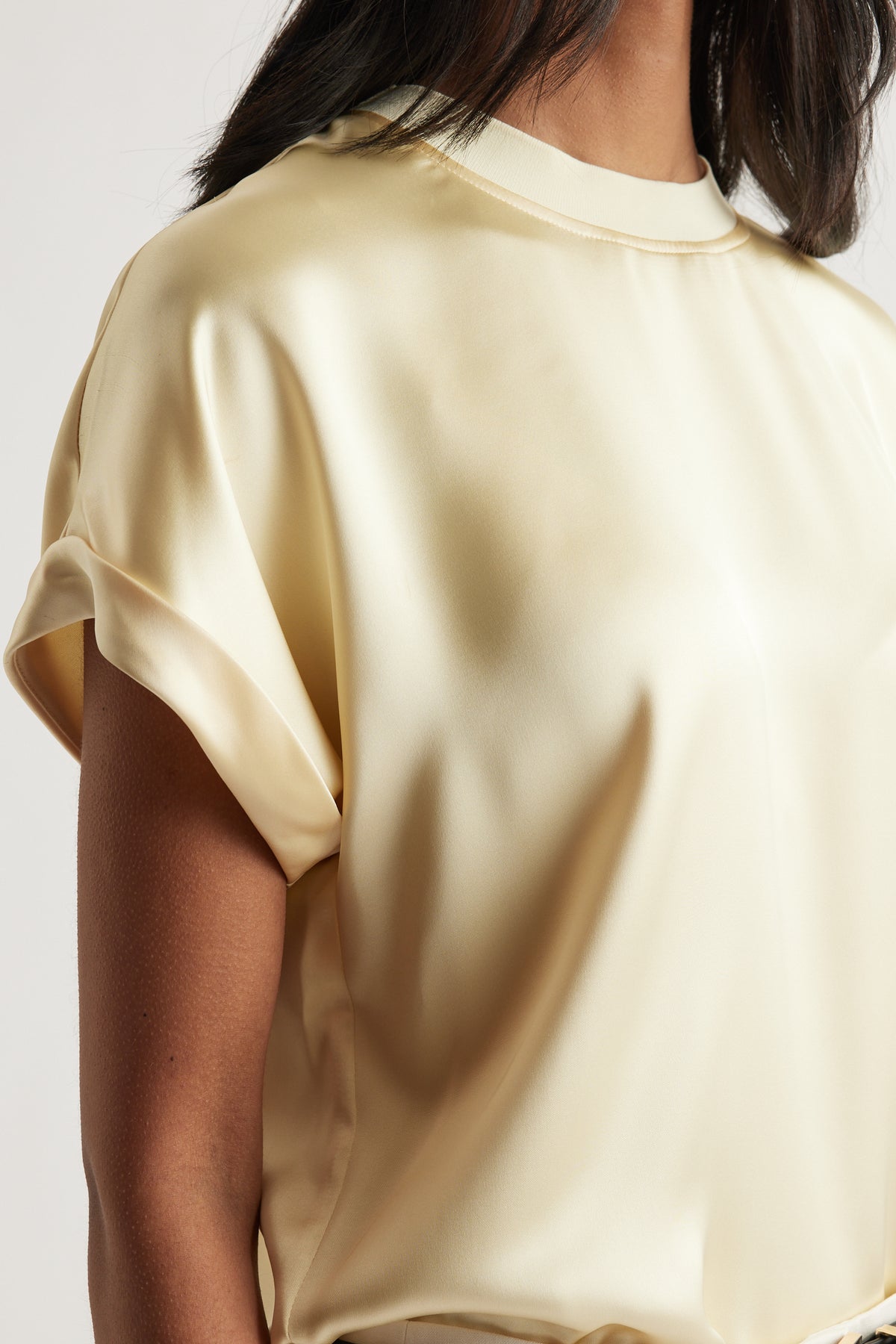 AnnMaree Satin Tee