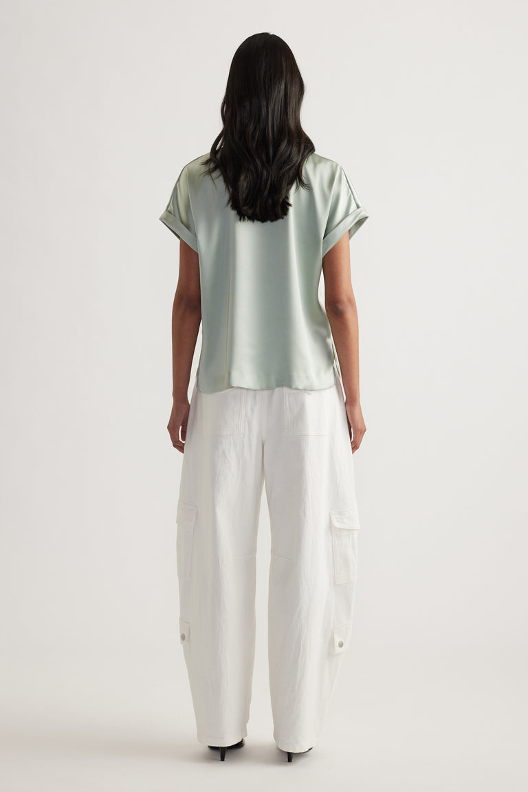 AnnMaree Satin Tee